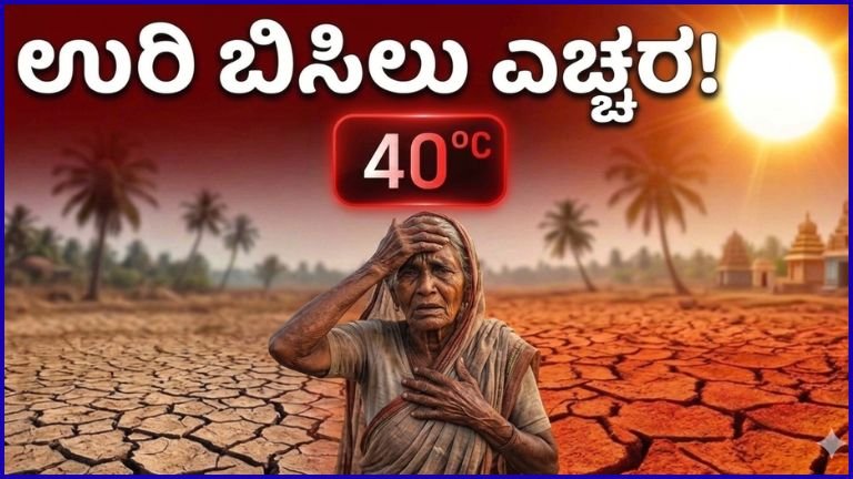 ಎಚ್ಚರ! ಗಾರ್ಡನ್ ಸಿಟಿ ಈಗ ‘ಬಿಸಿ ಬಿಸಿ’ ಸಿಟಿ – ಬೆಂಗಳೂರಿನಲ್ಲಿ ಕಡು ಬೇಸಿಗೆ ಆರಂಭ